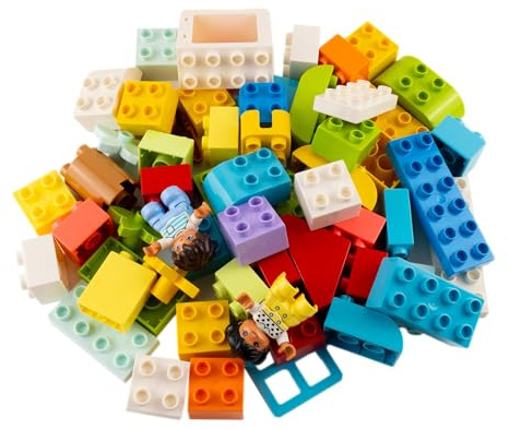 Lego® DUPLO® Steine bunt gemischt - 60 Stück - Basic Steine Bausteine Bausteine-Box - Konstruktionspielzeug