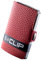I-CLIP Original Mini Wallet mit Geldklammer - Slim Wallet - Leder Geldbörse - Premium Portemonnaie - Damen - Kartenetui - Pure Rot