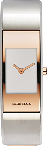 JACOB JENSEN Damen-Armbanduhr Analog Quarz Edelstahl Eclipse Item NO. 465
