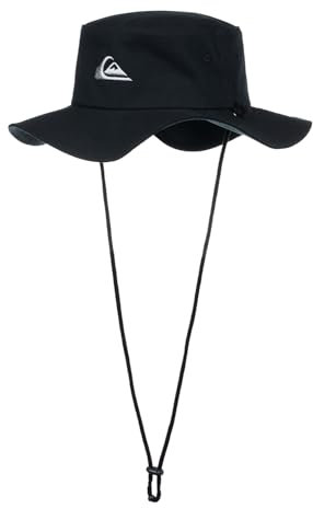 Quiksilver Bushmaster - Safari Boonie Hat for Men - Safari-Hut - Männer - L/XL - Schwarz.