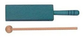 CAJA CHINA - Goldon (33318) Mini Caja China (Con Mango) Madera (Color Azul) (Una Unidad)