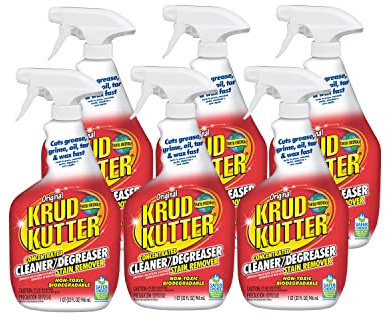 Krud Kutter KK326-6PK Original Concentrated Cleaner/Degreaser Stain Remover Spray, 32 oz, 6 Pack