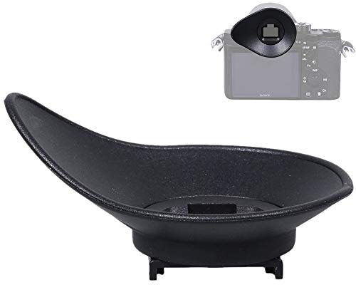 JJC Augenmuschel Ovaler Form Ersetzt Sony FDA-EP16 & EP18 okular | Passend für Sony A9 A9II A7 A7II A7III A7R A7RII A7RIII A7RIV A7S A7SII A58 A99II, für Aufnahmen im Freien und im Studio