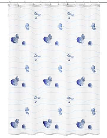 Kleine Wolke 5163700305 Duschvorhang Miami, 180 x 200 cm, blau