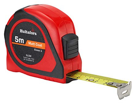 Bandmaß SL 5m I Hultafors I Hochqualitatives Massband EU-Klasse I zertifiziert I Made in UK I 351203