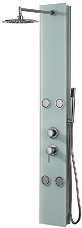 DP Griferia HID-0002 Colonna Doccia Idromassaggio, Argento