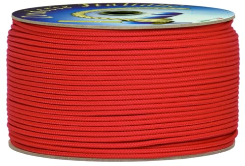 Corderie Italiane 006037316 Cordino Colorato Hobby, Rosso, 3 mm, 90 mt