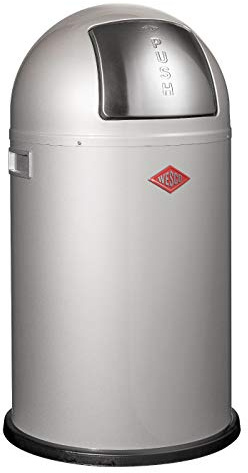 Wesco Abfallsammler Pushboy Junior 22 Liter silber
