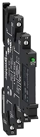 Schneider Electric - Harmony Relay RSL - relais PCB embrochable monté sur embase - 1OF - 6A - 24VACDC - RSL1PVBU