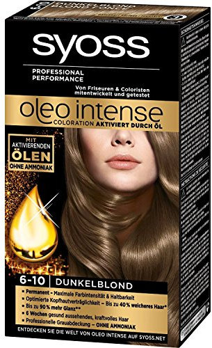 Syoss Oleo Intense Permanent Intensive Oil Color (6-10 Dark Blond) by Syoss