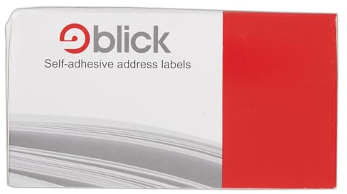 Blick RS21155 adressetikett, 80 x 120 mm, vit