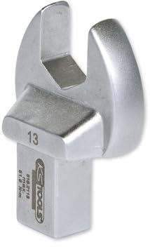 KS Tools Einsteck-Maulschlüssel 9x12mm 516.2113 13mm I Maulschlüssel mit Stiftsicherung I Verchromt I Sechskant Spezialwerkzeug I Für Drehmomentschlüssel