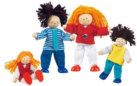 Goki 51800 - Biegepuppen Lifestyle Familie
