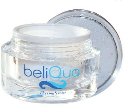 beliQua Thermalcreme, revitalisierende Gesichts- und Körpercreme mit Thermal-Wasser, feuchtigkeitsspendende Pflege für trockene Haut, 50 ml