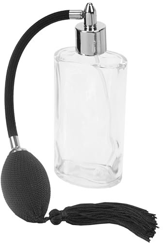 Fantasia Oval Glass, Nebulizzatore a pompetta, Argento/Nero, 100 ml