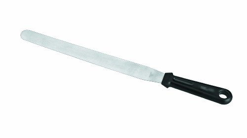LACOR 60464 - Espátula Larga Recta Mango Solido, 30 cm - Hogar y Hostelería | Remueve y sirve sin rayar; ideal para el uso diario tanto en cocina profesional como en el hogar, con un acabado cuidado
