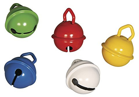 Rayher 25086000 metallo campanelle, 19 mm di diametro, SB - BTL, 5 pezzi, multicolore