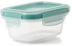 OXO Good Grips 11175500 INOXO.11175500ML, Inoxidable, Transparent/Blau, 13,21 x 9,4 x 14,48 cm