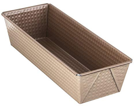 Zenker Königskuchenform 30 cm MOJAVE GOLD, Backform aus Stahlblech, Kastenform mit keramisch verstärkter Antihaftbeschichtung (Farbe: Mahagoni/Gold), Menge: 1 Stück