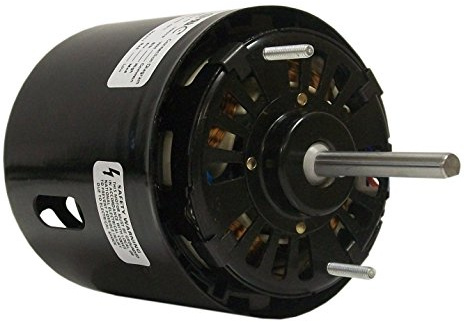 Fasco D1138 3.3-Inch Diameter Shaded Pole Motor, 1/50-1/80-1/140 HP, 115 Volts, 1500 RPM, 3 Speed, .9-.6-.5 Amps, CW Rotation, Sleeve Bearing