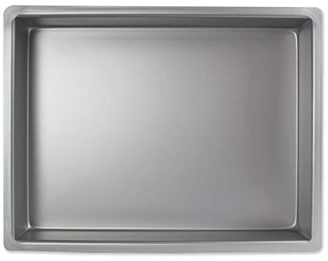 PME OBL11153 Längliche Aluminium-Backform, Silver, 27,9 x 38,1 x 7.6 cm
