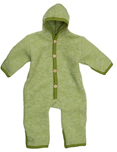 Cosilana, NEU Baby Fleece Overall mit Umschlag, 60% Schurwolle (kbT), 40% Baumwolle (KBA)