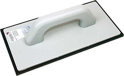 HAROMAC Râpe en plastique fabriquée en Allemagne, caoutchouc cellulaire, 28 x 14 x 1 mm, qualité professionnelle, revêtement en caoutchouc cellulaire noir, planche à râper