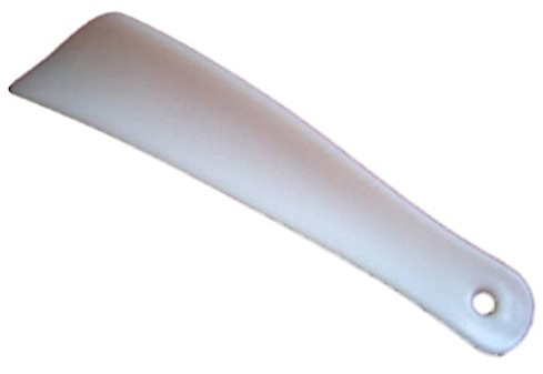 White Classic Small Shoe Horn fits in your Bag or Pocket