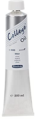 Sminkväska 200 ml högskola olja silver oljefärg 31 800 015 konstfärger konstnär