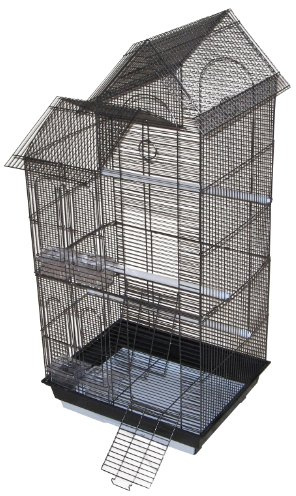 Zoo-Shop Wellensittichkäfig Voliere WKF03 *1,10m hoch* Blickfang!