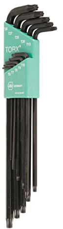 Wiha 36698 Torx - Juego de llaves en L, 10 piezas