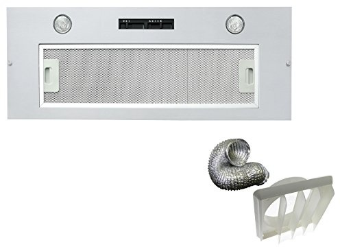 Cookology Integrated Ceiling Extractor Fan | 90cm Built-in Canopy Cooker Hood & Outside Venting Kit