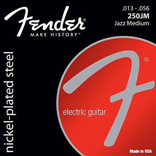Fender Bass-Saiten aus vernickeltem Stahl, Runddraht, 1 Stück 13-56 Super 250's