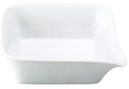 KAHLA Five Senses Mini-Backform 17 cm x 17 cm |weiße kleine Auflaufform aus Porzellan
