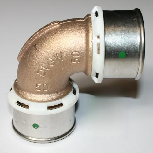 Viega Sanfix P Fosta Bogen Winkel 90° 50 mm Pressfitting