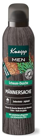Kneipp Schaumdusche Männersache - Duschschaum für Männer mit kräftig herbem Duft - 200ml