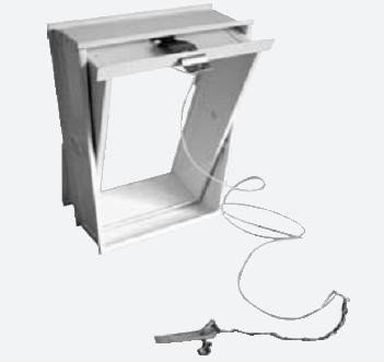 Domodul ® Lüftungsflügel Glasbausteine Zugvorrichtung, weiß Glasbaustein-Fenster 8cm, Größe [mm]:490x490