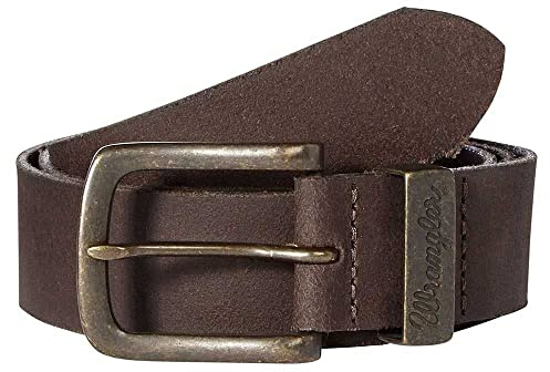 Wrangler Metal Loop Cinturón, Marrón, 95 para Hombre