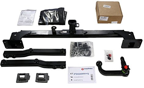 Westfalia Abnehmbare Anhängerkupplung für Mercedes GLK (X204) (BJ 07/2009-09/2015) - im Set mit 13-pol. fzg.-spez. Westfalia Elektrosatz