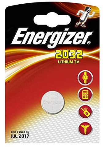 ENERGIZER Lot de 8 Blisters de 1 pile lithium calculatrices/photo CR 2032 3V