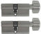 2x Knaufzylinder 80 mm KD 40/40 gleichschließend (mit Not- und Gefahrenfunktion) inkl. 10 Schlüssel
