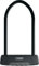 ABUS Bügelschloss Granit Plus 470 + Eazy KF Halterung - Fahrradschloss mit Parabolbügel Sicherheitslevel 12-230 mm Bügelhöhe, Schwarz