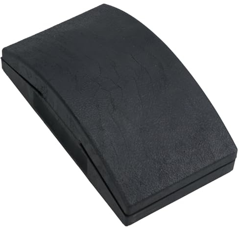 Solid Rubber Sanding Block Wet and Dry Rubbing and Flattering 125mm x 65mm TE560