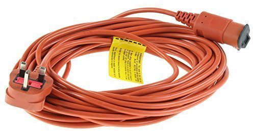 4YourHome 15 Metre Mains Power Cable Flex Lead & Plug For Flymo Lawnmowers Grass & Hedge Trimmers
