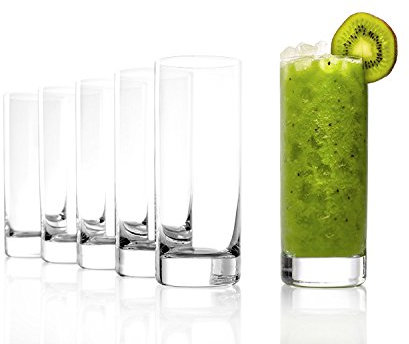 Stölzle Lausitz Vasos Highball New York Bar 6 Piezas 450 ml – Elegantes vasos de cristal para cócteles, agua y zumo – Cristalería de alta calidad – Apto para lavavajillas y resistente a golpes