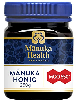 Manuka Health Miele di Manuka MGO 550+ Manuka Honey, contenuto di metilgliossale (MGO) naturale - 250 g