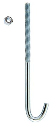 Hakenschraube M6 für Wellplatten, 80 / 10 / 20 mm, Paketinhalt: 100 Stück