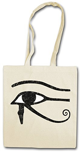 Urban Backwoods Eye of Horus I Sign återanvändbar hipster shoppingväska bomullsväska