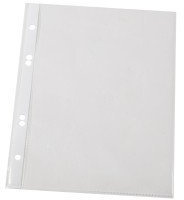Q-Connect Lot de 100 pochettes à prospectus A5 100 microns Transparent