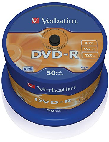 Verbatim 43548 16 x DVD-R media spindle Pack (50 pezzi)